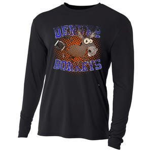 Denver Donkeys Football Cooling Performance Long Sleeve Crew