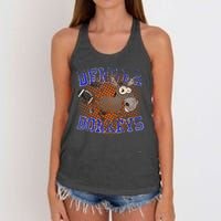 Denver Donkeys Football Women's Knotted Racerback Tank