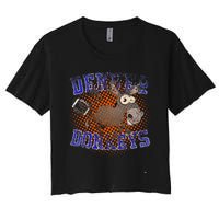 Denver Donkeys Football Women's Crop Top Tee