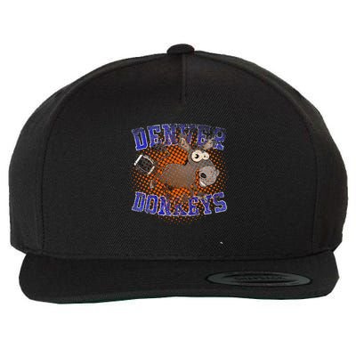 Denver Donkeys Football Wool Snapback Cap