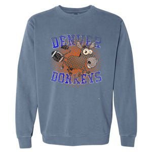 Denver Donkeys Football Garment-Dyed Sweatshirt