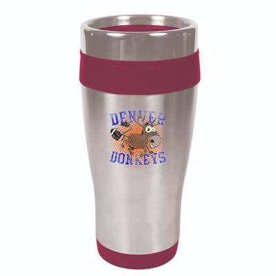 Denver Donkeys Football 16oz Travel Tumbler