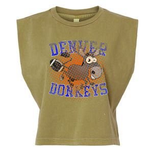 Denver Donkeys Football Garment-Dyed Women's Muscle Tee