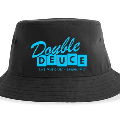 Double Deuce Funny Road Side Bar House Sustainable Bucket Hat