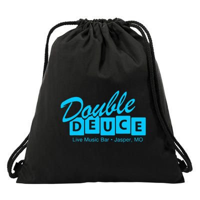 Double Deuce Funny Road Side Bar House Drawstring Bag