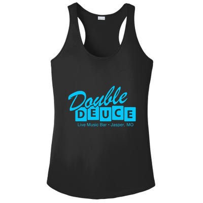 Double Deuce Funny Road Side Bar House Ladies PosiCharge Competitor Racerback Tank