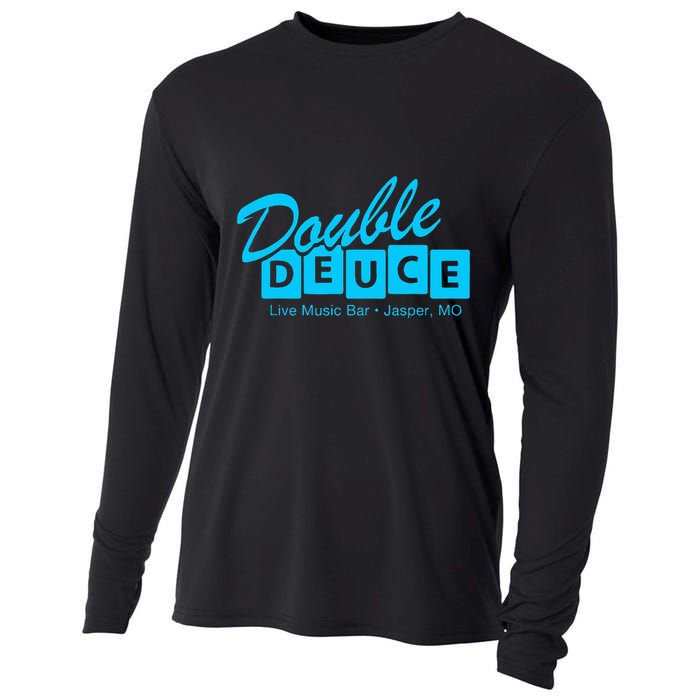 Double Deuce Funny Road Side Bar House Cooling Performance Long Sleeve Crew