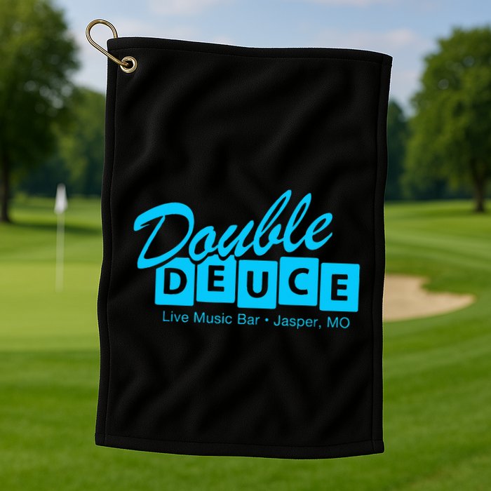 Double Deuce Funny Road Side Bar House Golf Towel