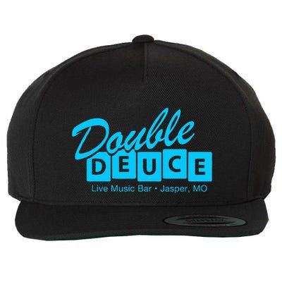 Double Deuce Funny Road Side Bar House Wool Snapback Cap