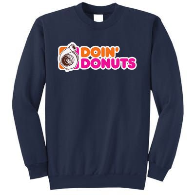 Doin Donuts Funny Racing & Drift Car Enthusiast Sweatshirt