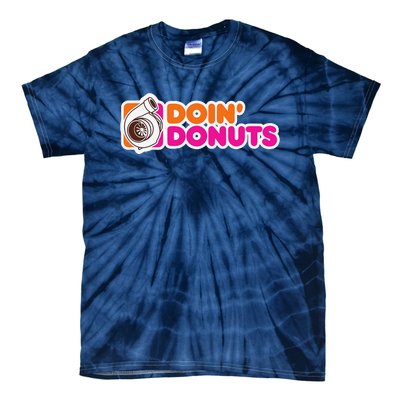 Doin Donuts Funny Racing & Drift Car Enthusiast Tie-Dye T-Shirt