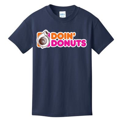 Doin Donuts Funny Racing & Drift Car Enthusiast Kids T-Shirt