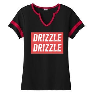 Drizzle Drizzle Funny Soft Guy Era Meme Funny Meme Hilarious Sarcasm Trendy Ladies Halftime Notch Neck Tee