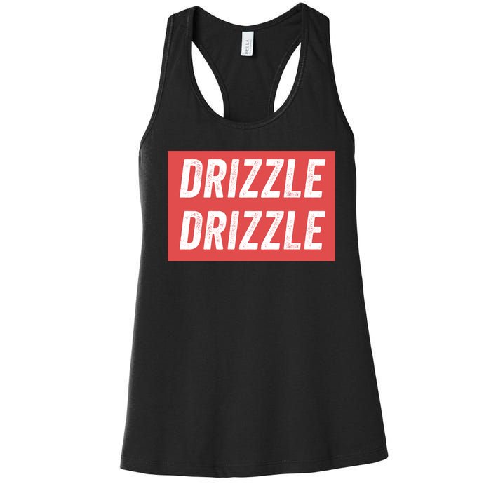 Drizzle Drizzle Funny Soft Guy Era Meme Funny Meme Hilarious Sarcasm Trendy Women's Racerback Tank