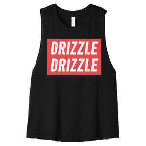 Drizzle Drizzle Funny Soft Guy Era Meme Funny Meme Hilarious Sarcasm Trendy Women's Racerback Cropped Tank