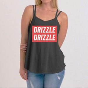 Drizzle Drizzle Funny Soft Guy Era Meme Funny Meme Hilarious Sarcasm Trendy Women's Strappy Tank