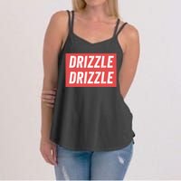 Drizzle Drizzle Funny Soft Guy Era Meme Funny Meme Hilarious Sarcasm Trendy Women's Strappy Tank