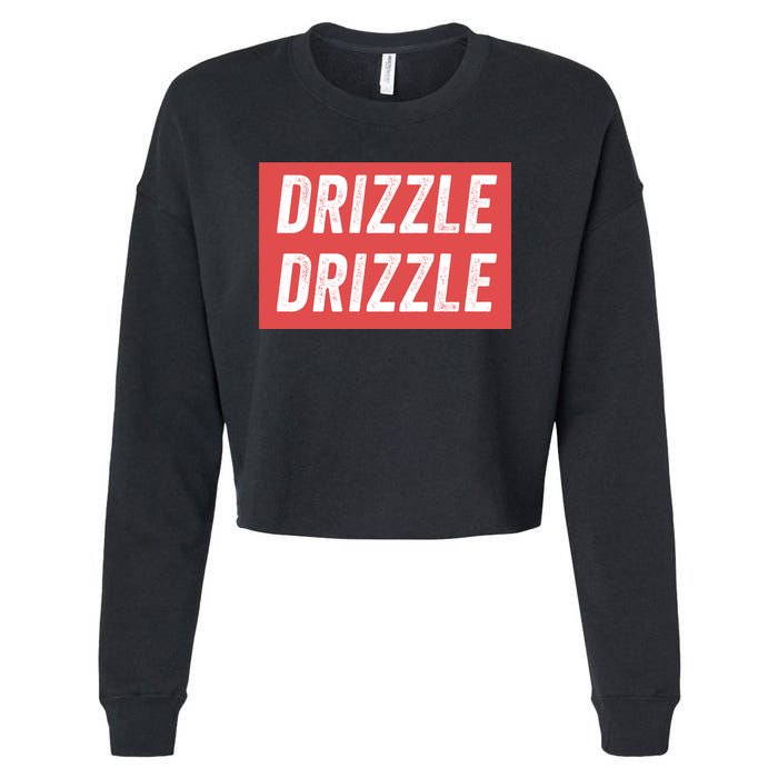 Drizzle Drizzle Funny Soft Guy Era Meme Funny Meme Hilarious Sarcasm Trendy Cropped Pullover Crew