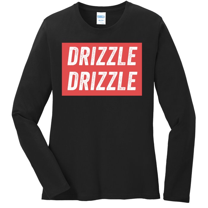 Drizzle Drizzle Funny Soft Guy Era Meme Funny Meme Hilarious Sarcasm Trendy Ladies Long Sleeve Shirt