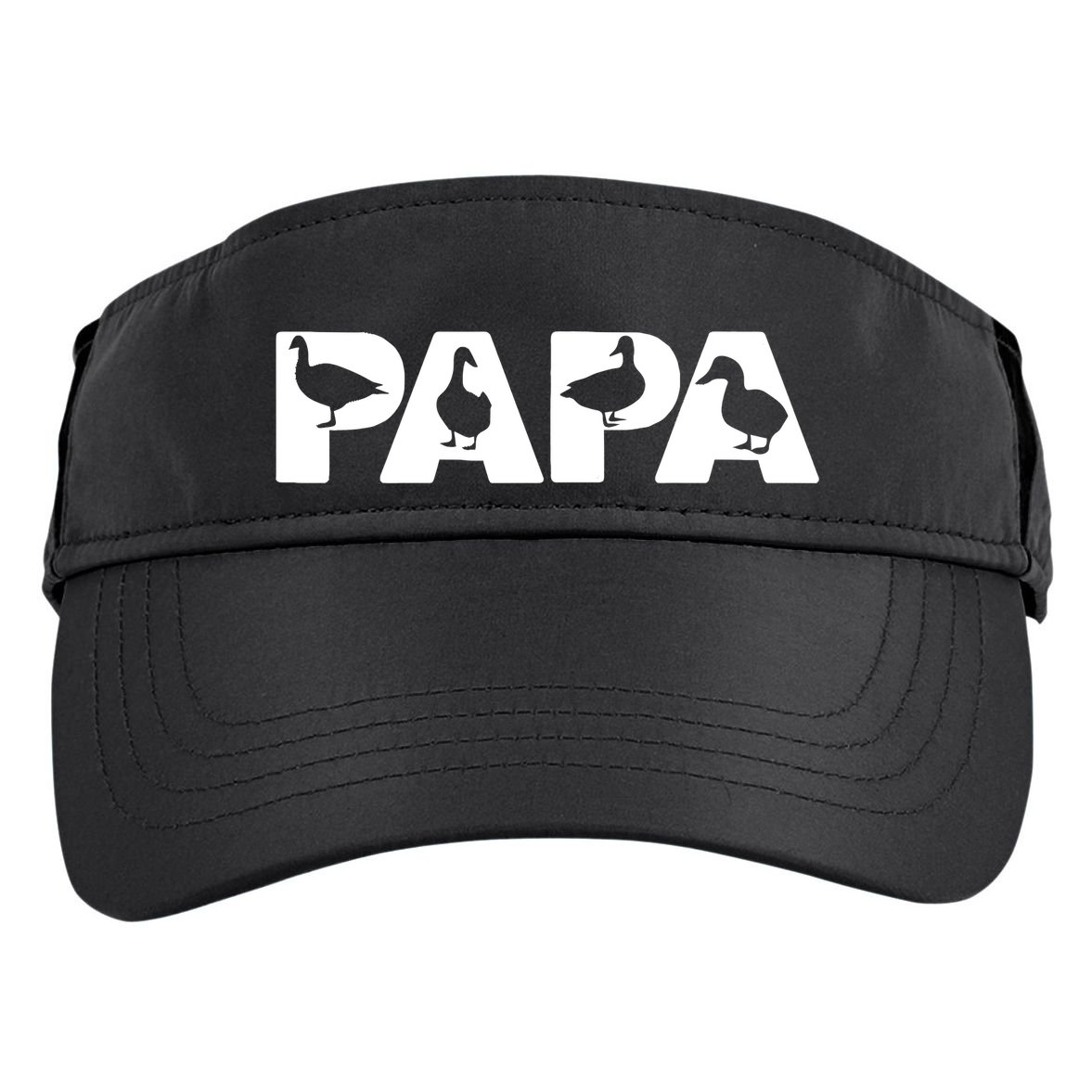 Duck Dad Funny Papa Duck Father Day Gift Adult Drive Performance Visor