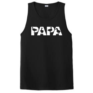 Duck Dad Funny Papa Duck Father Day Gift PosiCharge Competitor Tank