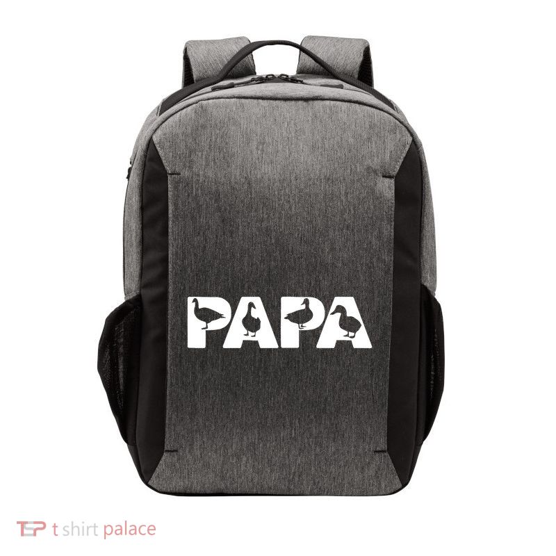 Duck Dad Funny Papa Duck Father Day Gift Vector Backpack