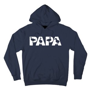 Duck Dad Funny Papa Duck Father Day Gift Hoodie