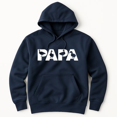 Duck Dad Funny Papa Duck Father Day Gift Hoodie