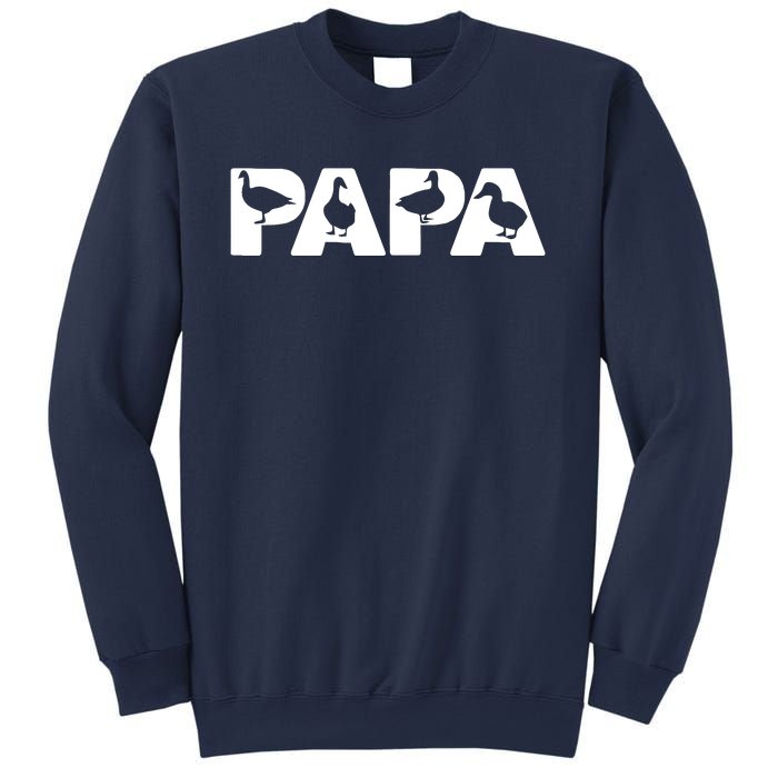 Duck Dad Funny Papa Duck Father Day Gift Sweatshirt