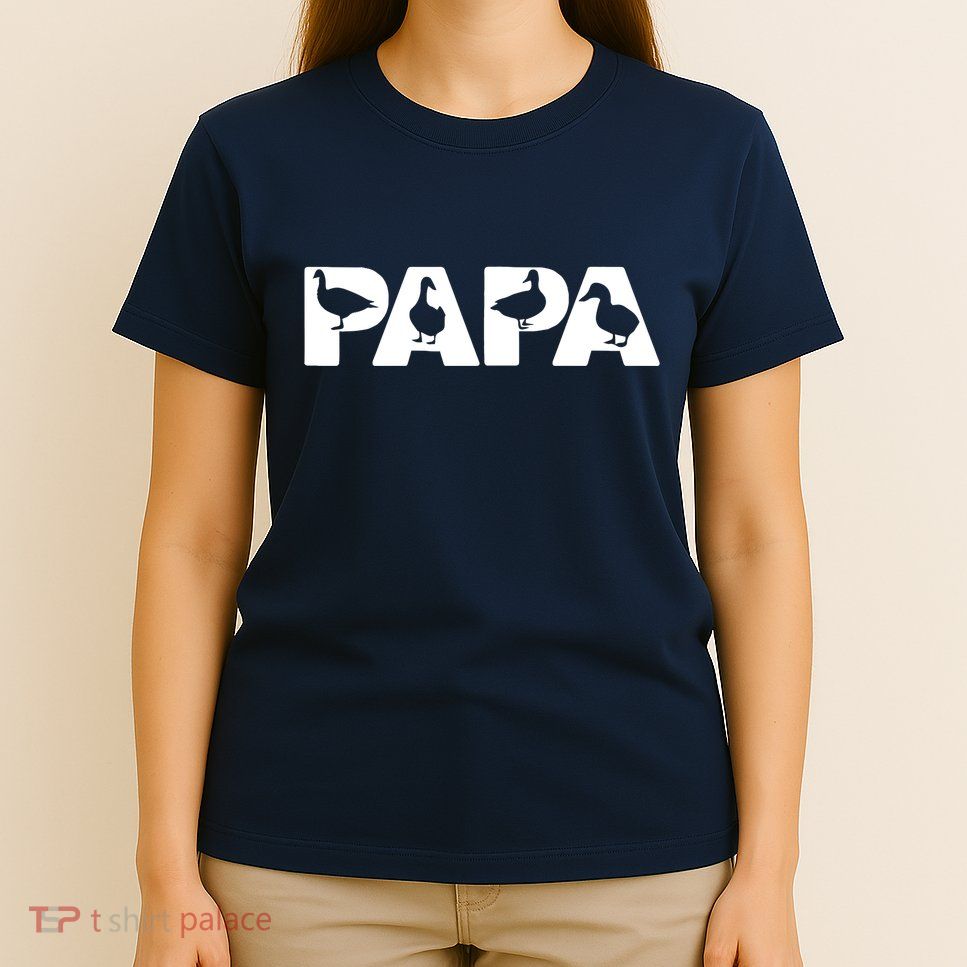 Duck Dad Funny Papa Duck Father Day Gift T-Shirt