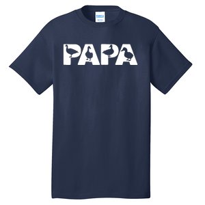 Duck Dad Funny Papa Duck Father Day Gift Tall T-Shirt