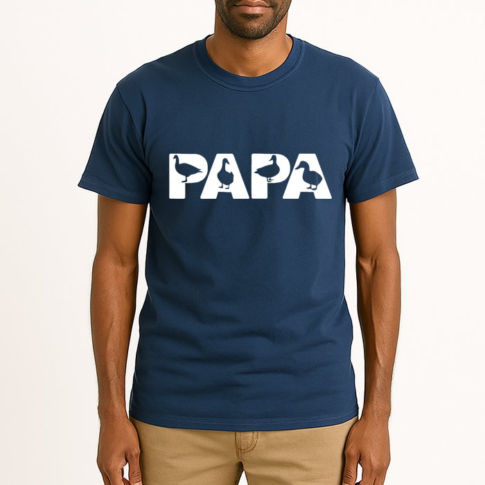 Duck Dad Funny Papa Duck Father Day Gift Tall T-Shirt