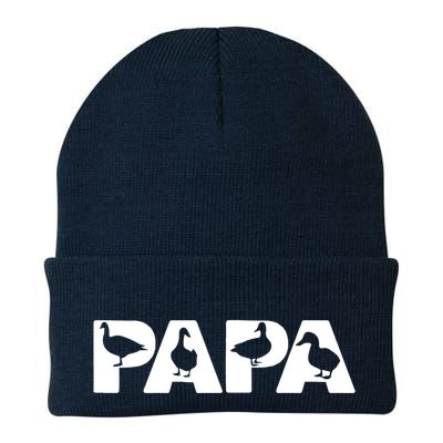 Duck Dad Funny Papa Duck Father Day Gift Beanie