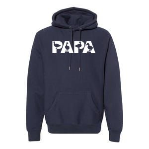 Duck Dad Funny Papa Duck Father Day Gift Premium Hoodie