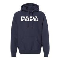 Duck Dad Funny Papa Duck Father Day Gift Premium Hoodie