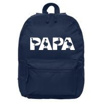 Duck Dad Funny Papa Duck Father Day Gift 16 in Basic Backpack
