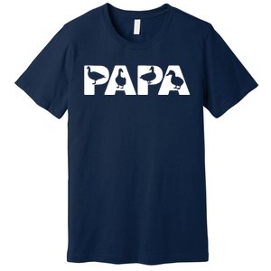 Duck Dad Funny Papa Duck Father Day Gift Premium T-Shirt