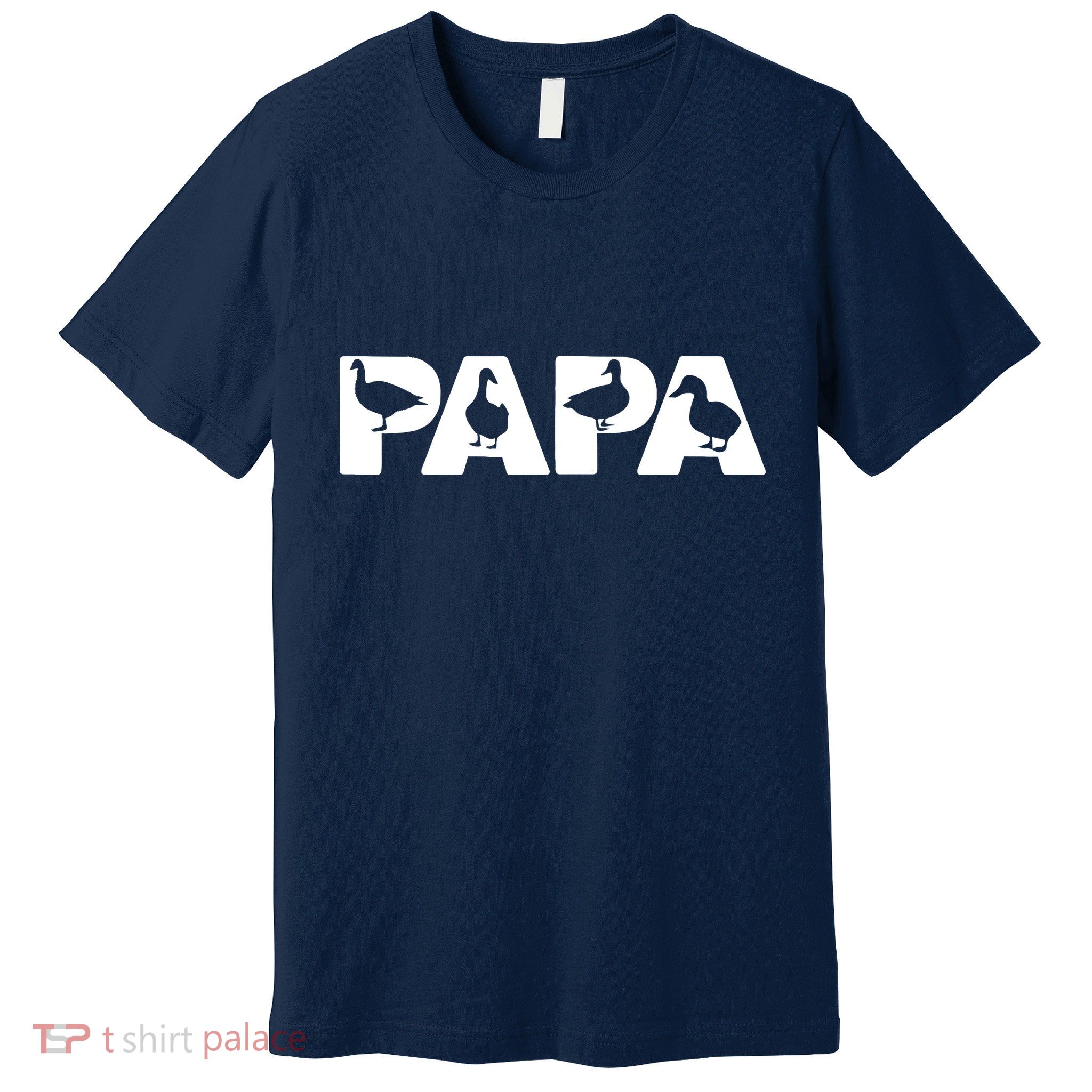 Duck Dad Funny Papa Duck Father Day Gift Premium T-Shirt