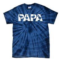 Duck Dad Funny Papa Duck Father Day Gift Tie-Dye T-Shirt