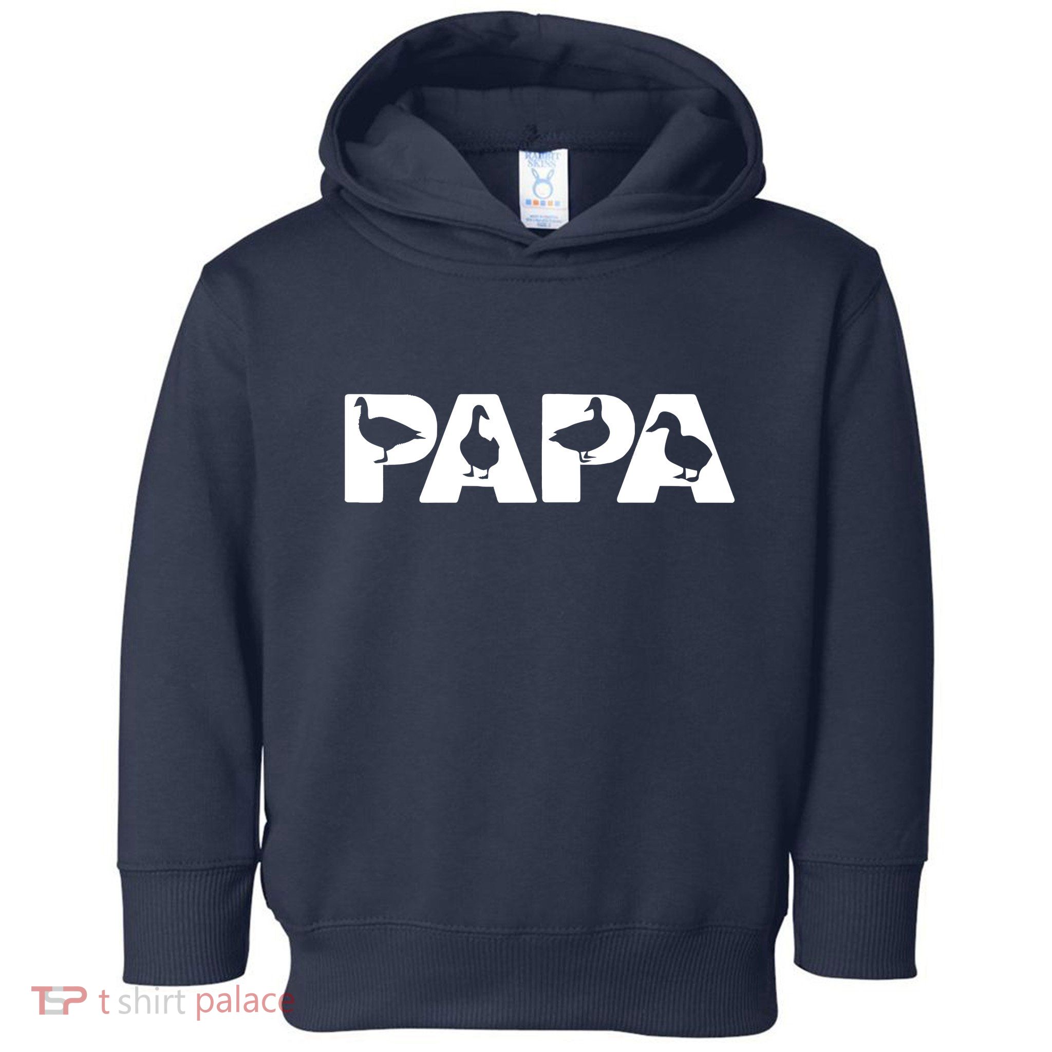 Duck Dad Funny Papa Duck Father Day Gift Toddler Hoodie