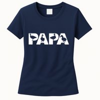Duck Dad Funny Papa Duck Father Day Gift Womens T-Shirt