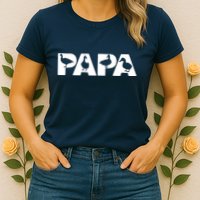 Duck Dad Funny Papa Duck Father Day Gift Womens T-Shirt