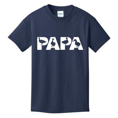 Duck Dad Funny Papa Duck Father Day Gift Kids T-Shirt