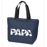 Duck Dad Funny Papa Duck Father Day Gift Zip Tote Bag