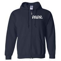 Duck Dad Funny Papa Duck Father Day Gift Full Zip Hoodie