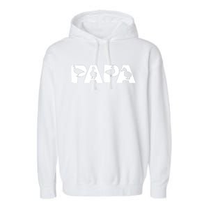 Duck Dad Funny Papa Duck Father Day Gift Garment-Dyed Fleece Hoodie