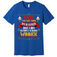 Dear Dad Funny Father Graphic Fatherhood Papa Gift Premium T-Shirt