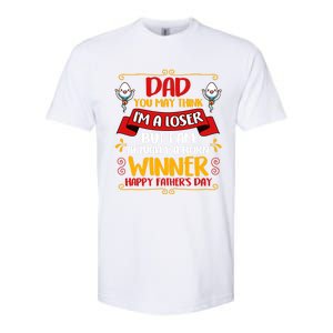 Dear Dad Funny Father Graphic Fatherhood Papa Gift Softstyle CVC T-Shirt