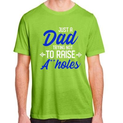 Dear Dad Funny Father Graphic Fatherhood Papa Gift Adult ChromaSoft Performance T-Shirt