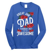 Dear Dad Funny Father Graphic Fatherhood Papa Cute Gift Long Sleeve Shirt